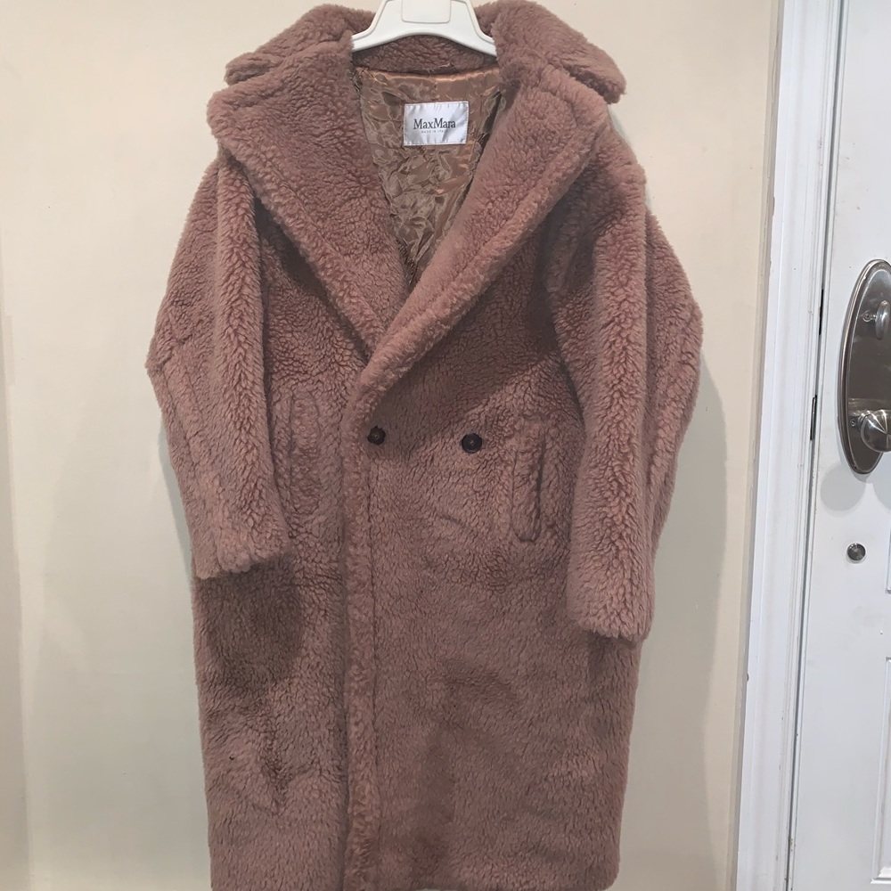 AUTHENTIC CAMEL MAXMARA ICON TEDDY BEAR COAT